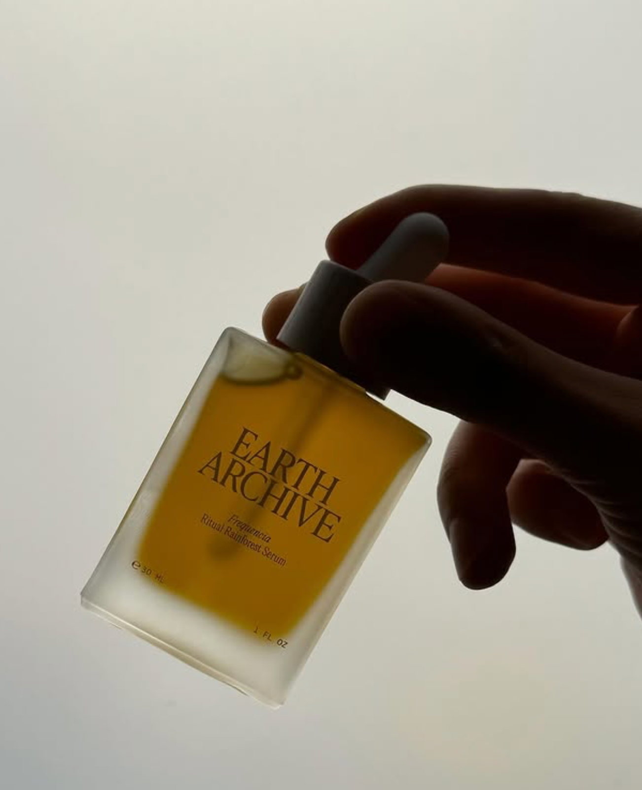 Frequencia Ritual Serum with 16 rainforest botanicals for luxury skincare glow