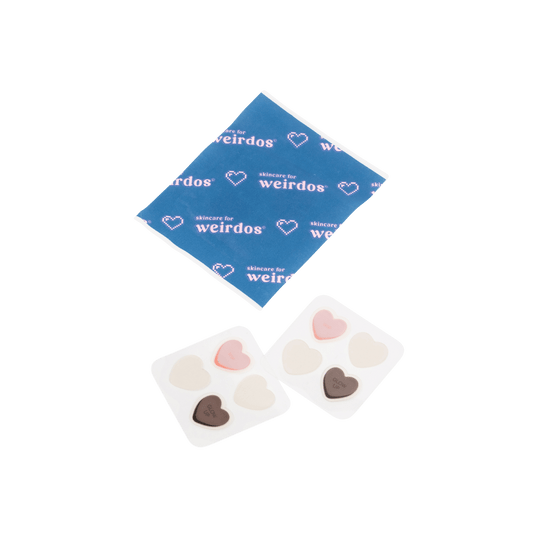 Healing Heart Pimple Patches - BTWNTHESHEETS